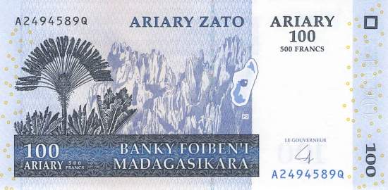 100 Ariary 2004
